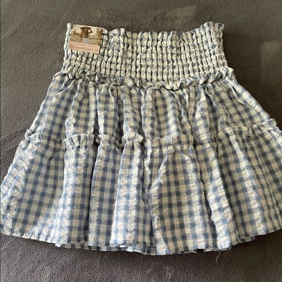 NWT sincerely Jules tier smocked skirt size M - Picture 3 of 3